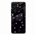 Floral Night Glass Case Cover For Motorola Edge 40