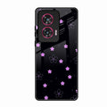 Floral Night Glass Case Cover For Motorola Edge 50 Fusion 5G