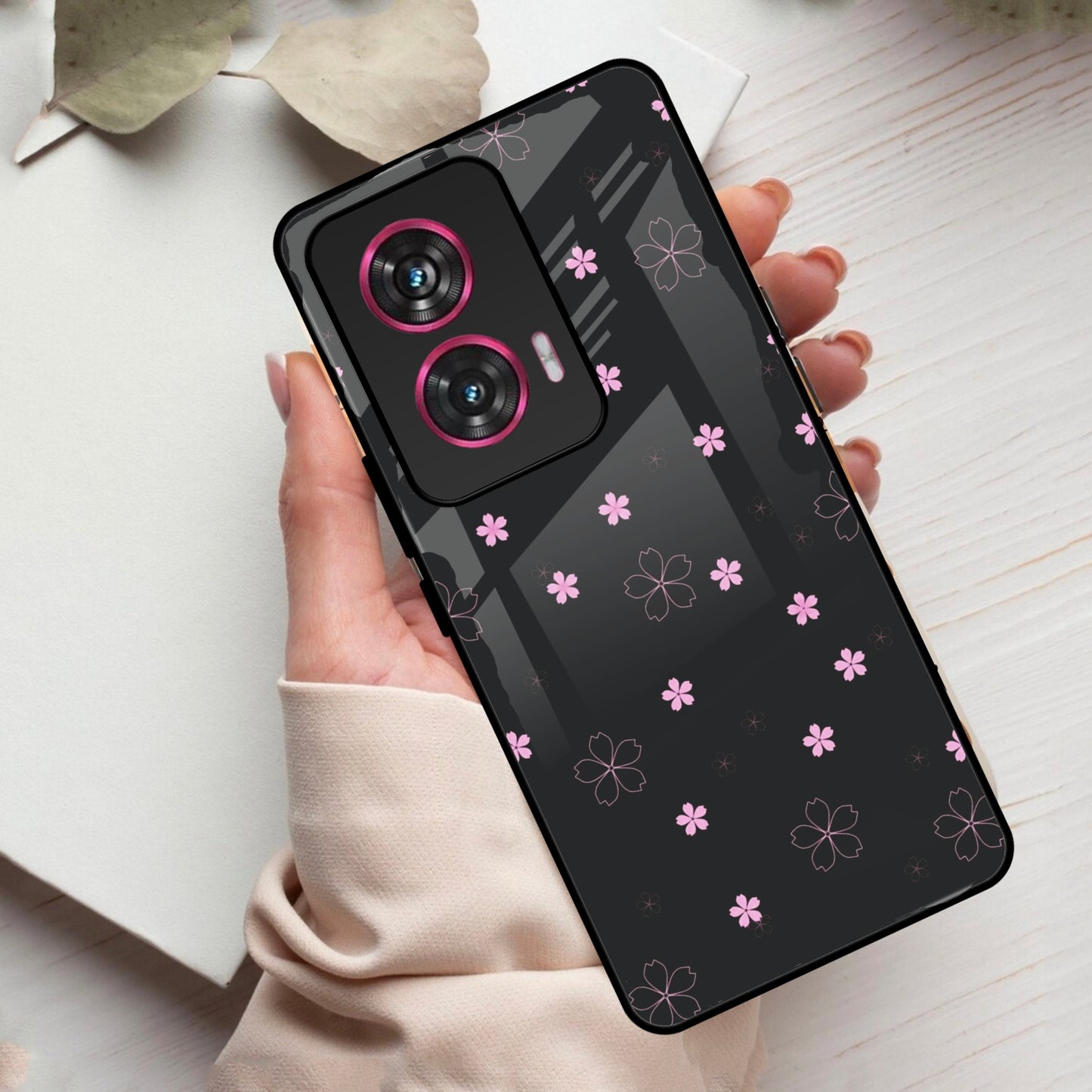 Floral Night Glass Case Cover For iPhone - ShopOnCliQ