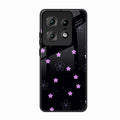Floral Night Glass Case Cover For Motorola Edge 50 Pro