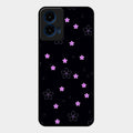 Floral Night Glass Case Cover For Motorola G45 5G