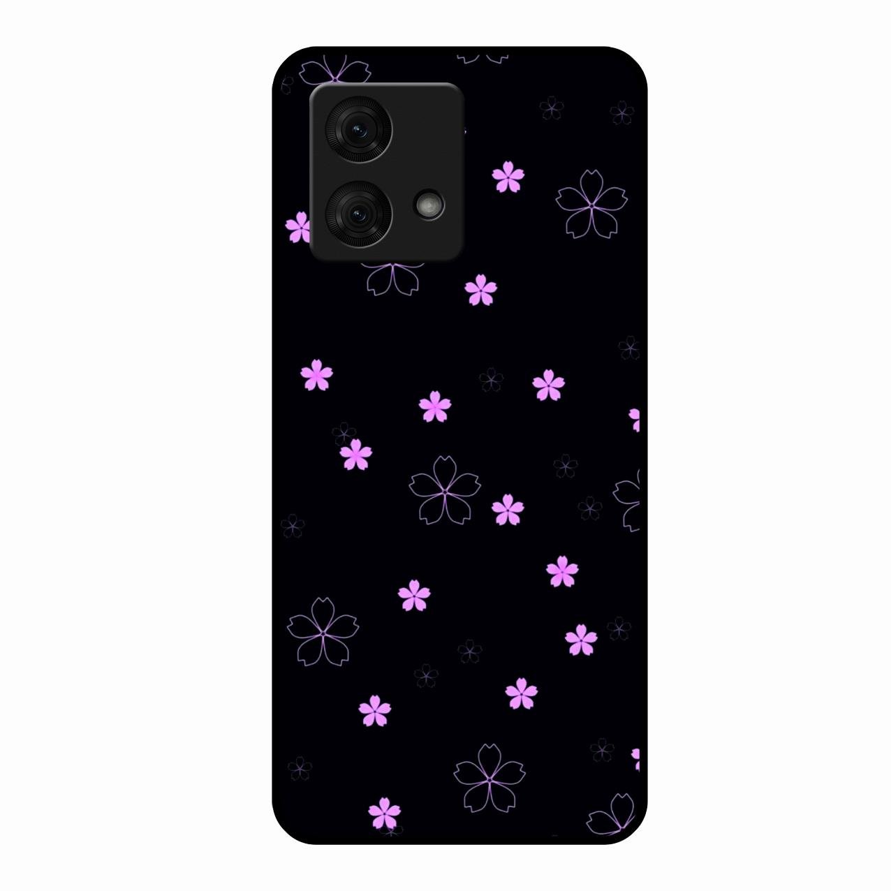 Floral Night Glass Case Cover For Motorola g84 5G