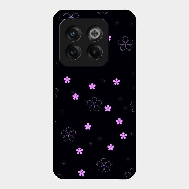 Floral Night Glass Case Cover For Oneplus 10T 5G