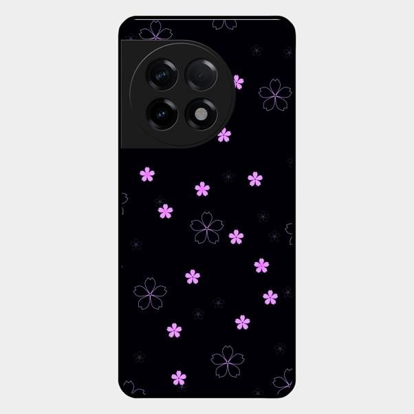 Floral Night Glass Case Cover For Oneplus 11R 5G