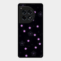 Floral Night Glass Case Cover For Oneplus 12R 5G