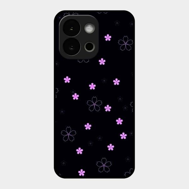 Floral Night Glass Case Cover For Oneplus 13S 5G
