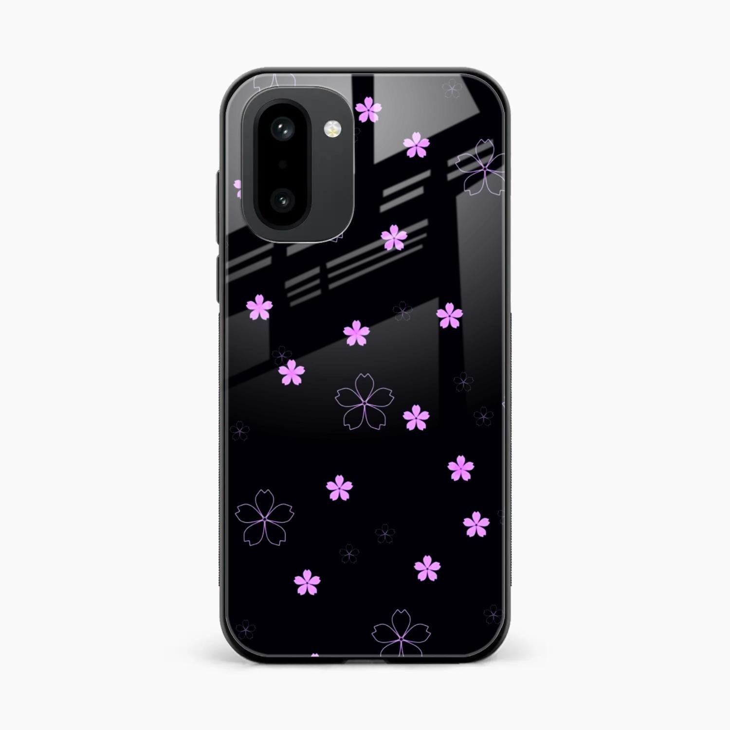 Floral Night Glass Case Cover For OnePlus 15R 5G