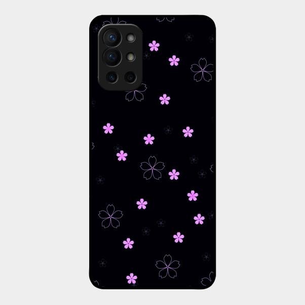 Floral Night Glass Case Cover For Oneplus 9R 5G