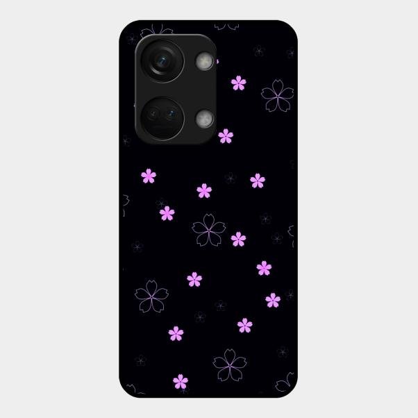Floral Night Glass Case Cover For Oneplus Nord 3 5G