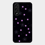 Floral Night Glass Case Cover For Oneplus Nord 5 5G