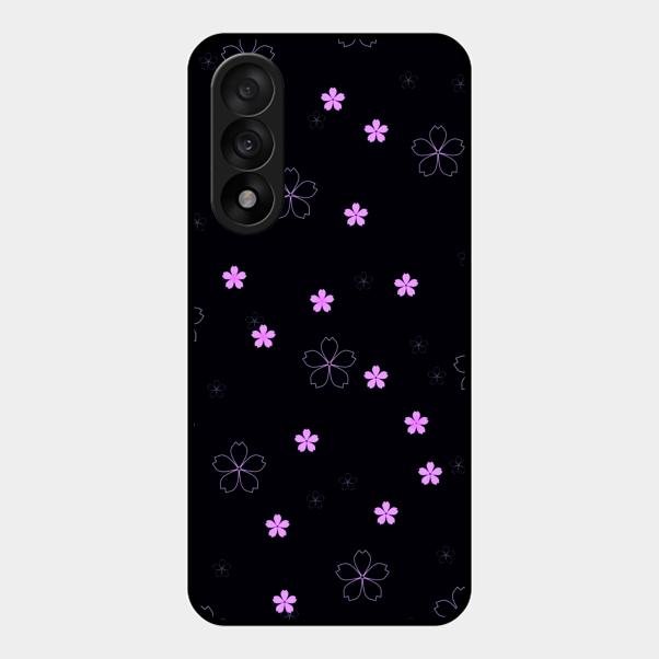 Floral Night Glass Case Cover For Oneplus Nord 5 5G