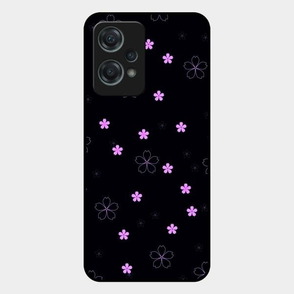 Floral Night Glass Case Cover For Oneplus Nord Ce 2 Lite 5G