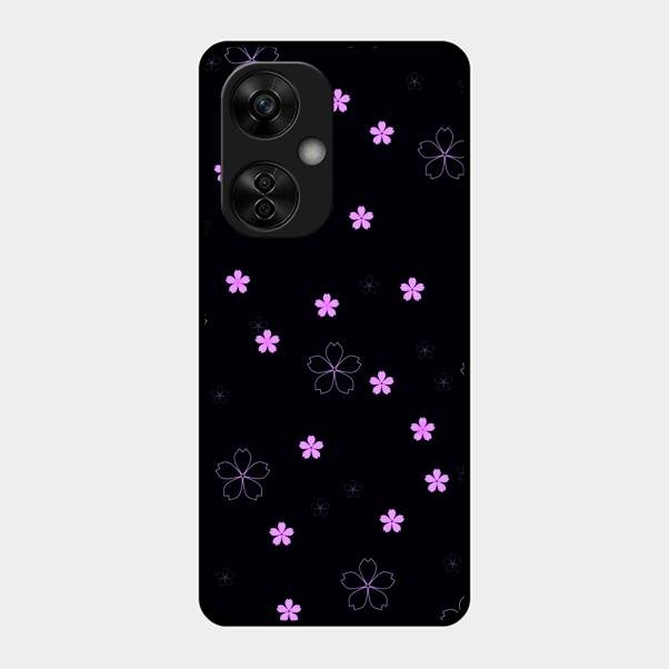 Floral Night Glass Case Cover For Oneplus Nord Ce 3 Lite 5G