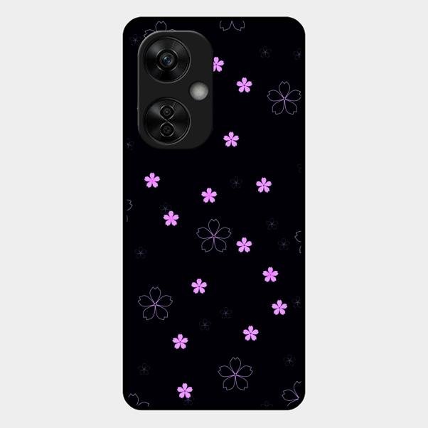 Floral Night Glass Case Cover For Oneplus Nord Ce5 5G