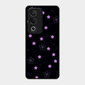 Floral Night Glass Case Cover For Oppo A3 Pro 5G