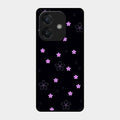 Floral Night Glass Case Cover For Oppo A3X 5G