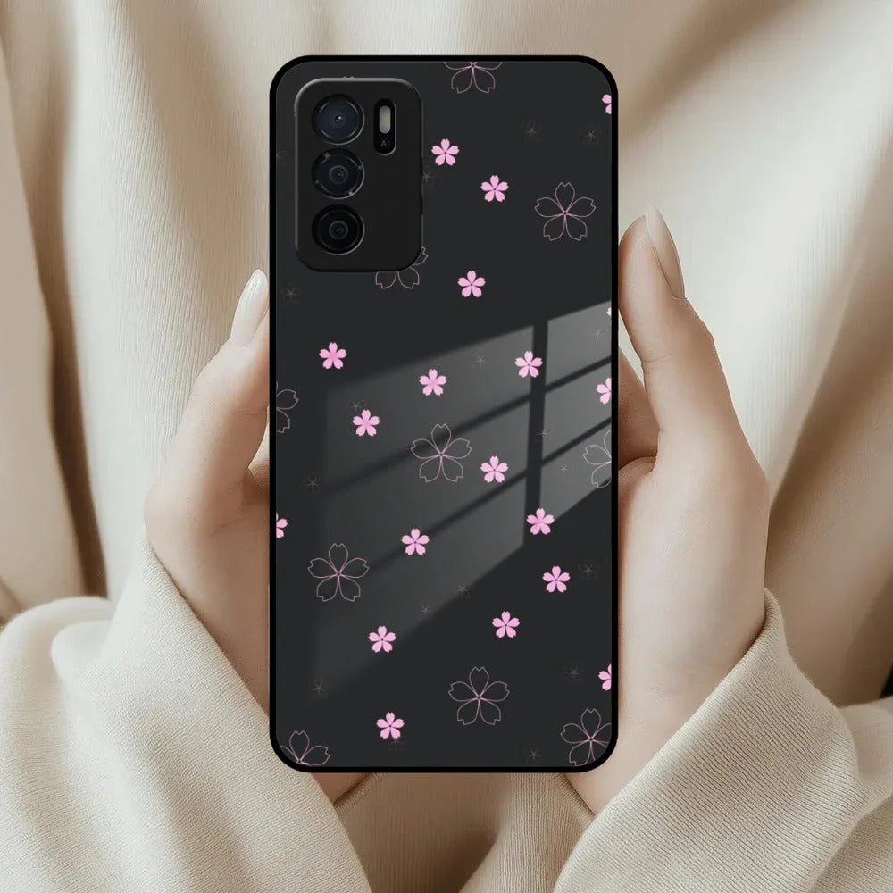Floral Night Glass Case Cover For Oppo - ShopOnCliQ