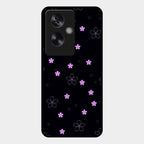 Floral Night Glass Case Cover For Oppo A79 5G
