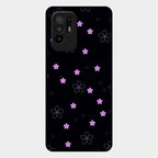 Floral Night Glass Case Cover For Oppo F19 Pro Plus 5G