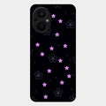 Floral Night Glass Case Cover For Oppo F21S Pro 5G