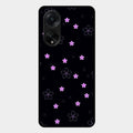 Floral Night Glass Case Cover For Oppo F23 5G
