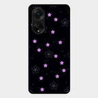 Floral Night Glass Case Cover For Oppo F23 5G