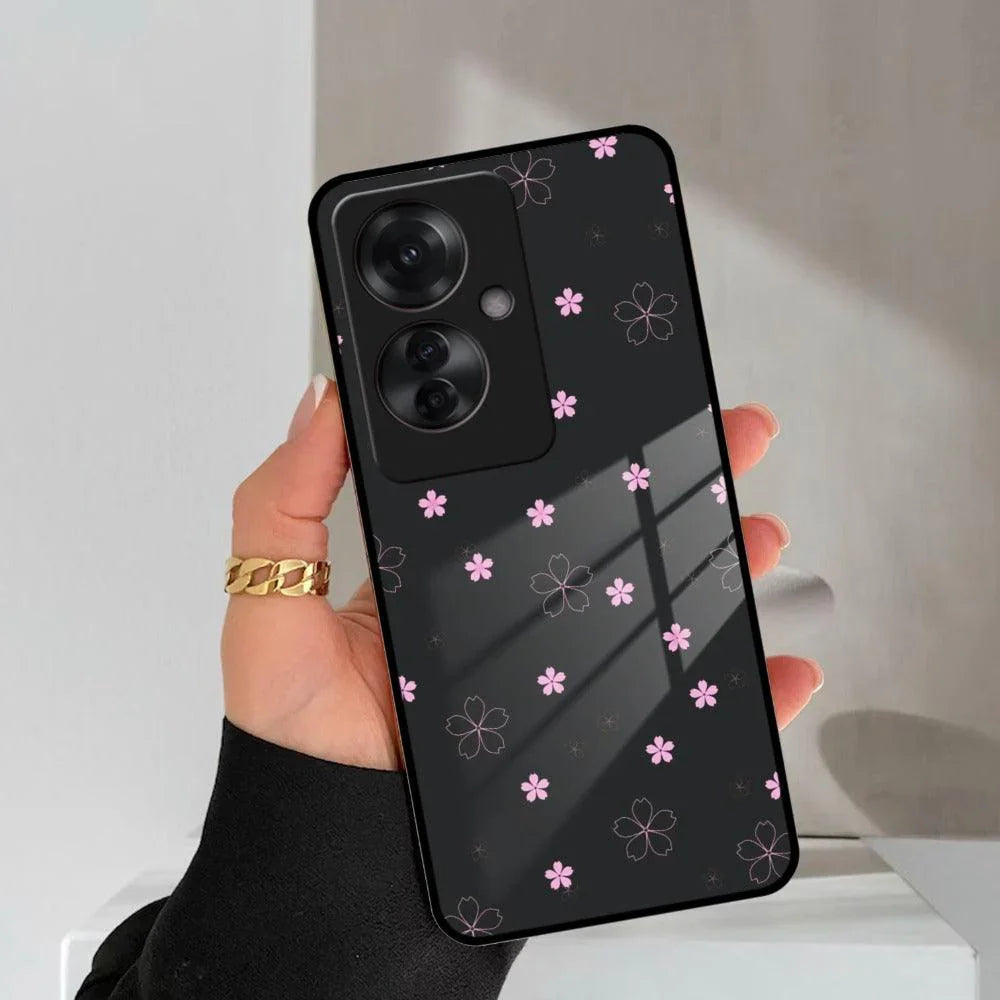 Floral Night Glass Case Cover For Oppo - ShopOnCliQ