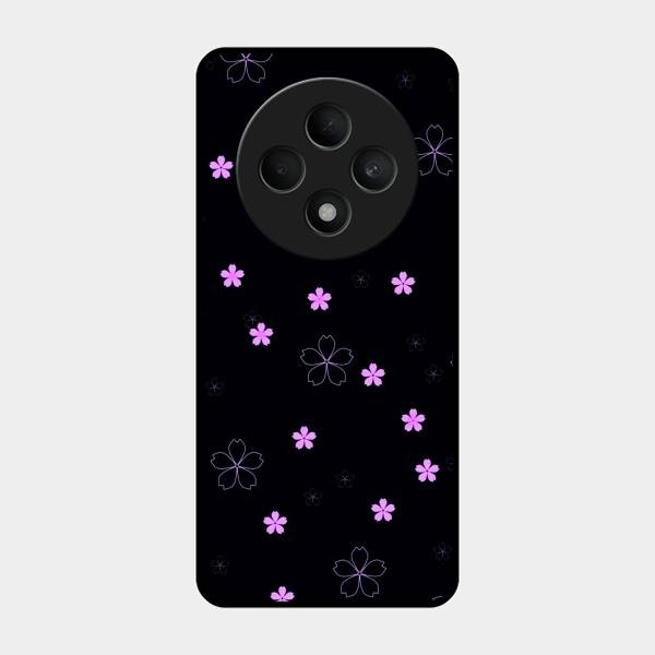 Floral Night Glass Case Cover For Oppo F27 5G