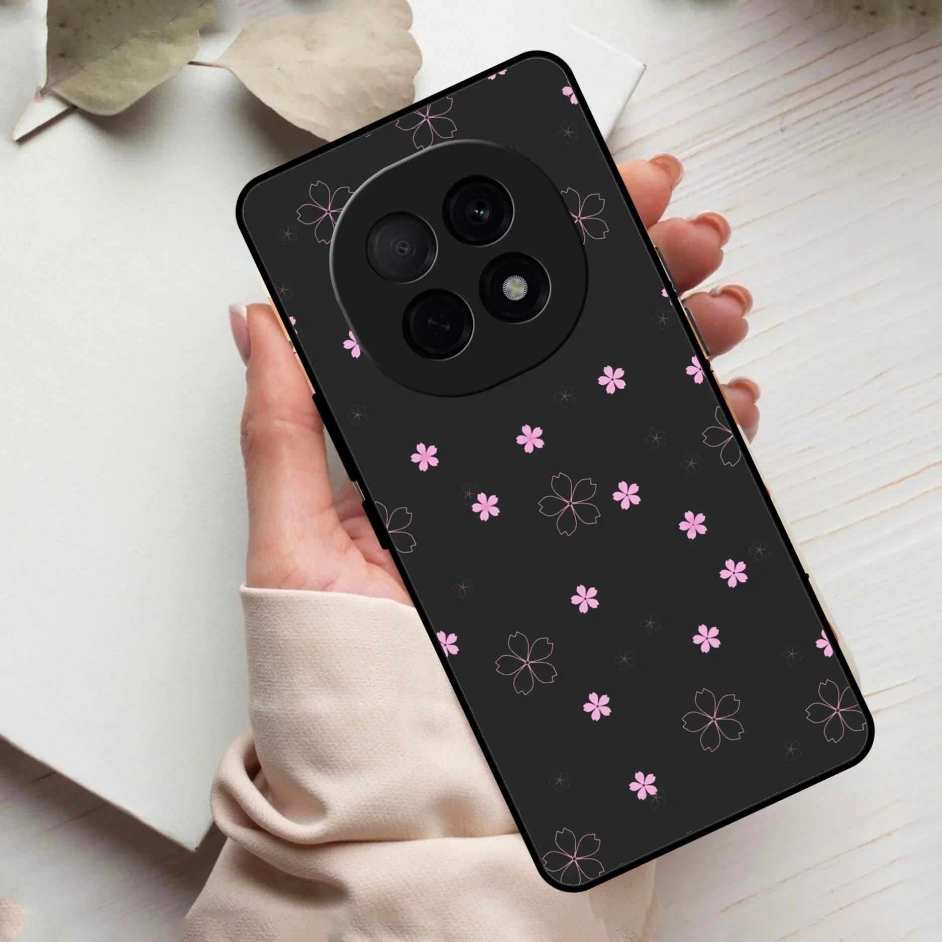 Floral Night Glass Case Cover For Oppo - ShopOnCliQ