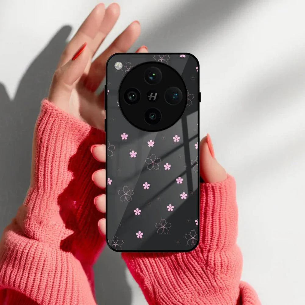 Floral Night Glass Case Cover For Oppo - ShopOnCliQ