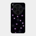 Floral Night Glass Case Cover For Oppo Find X8 Pro 5G