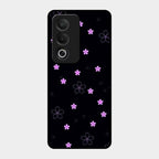 Floral Night Glass Case Cover For Oppo K12X 5G