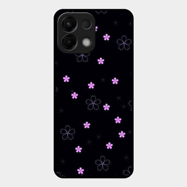 Floral Night Glass Case Cover For Oppo K13 5G
