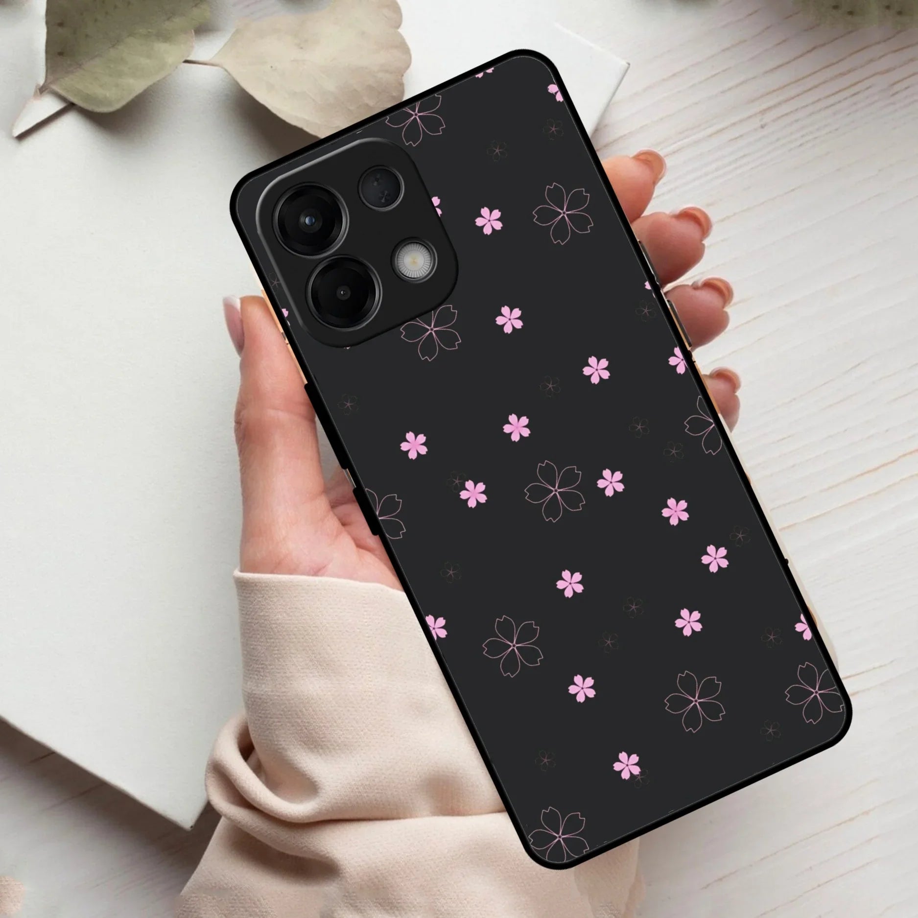 Floral Night Glass Case Cover For Oppo - ShopOnCliQ