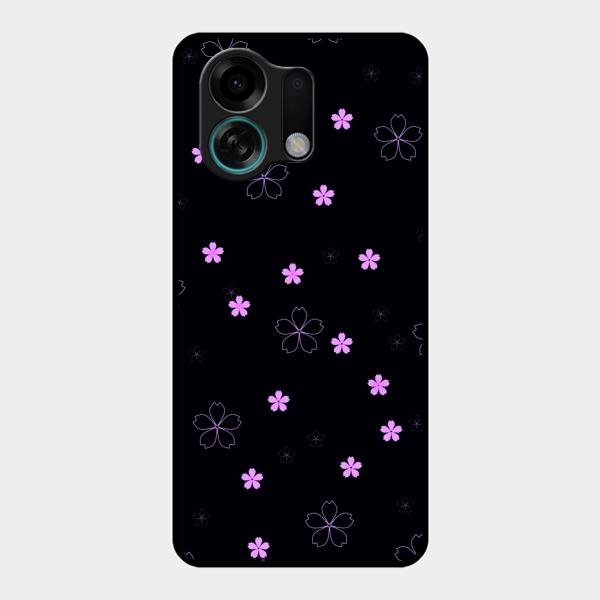 Floral Night Glass Case Cover For Oppo K13 Turbo 5G