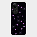 Floral Night Glass Case Cover For Oppo Reno 10 5G