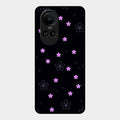 Floral Night Glass Case Cover For Oppo Reno 10 Pro 5G