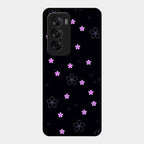 Floral Night Glass Case Cover For Oppo Reno 12 5G