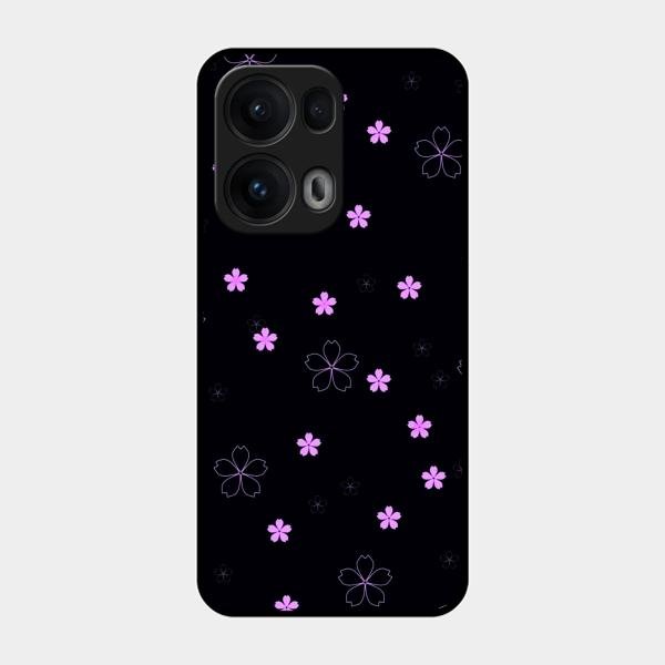 Floral Night Glass Case Cover For Oppo Reno 13 Pro 5G