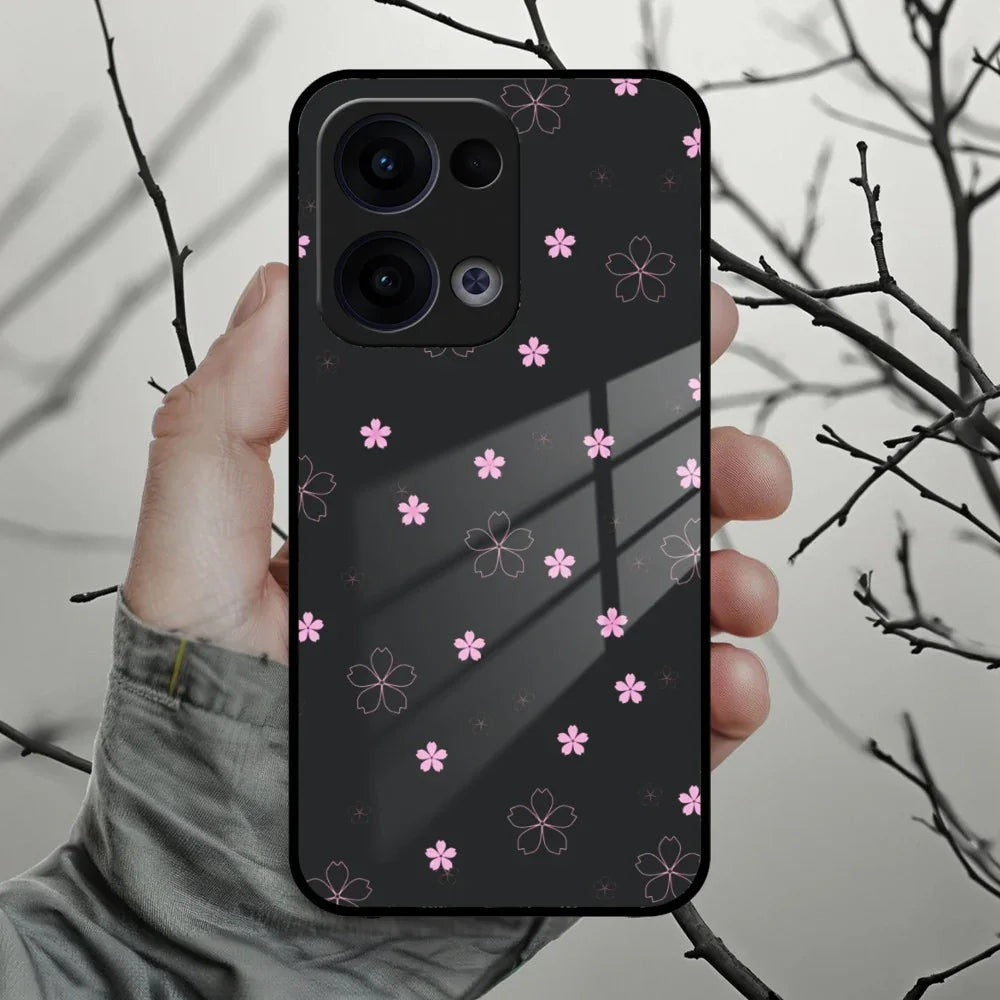 Floral Night Glass Case Cover For Oppo - ShopOnCliQ