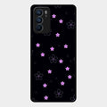 Floral Night Glass Case Cover For Oppo Reno 6 5G