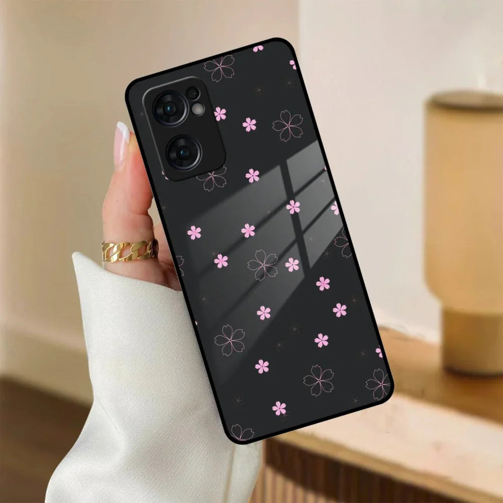 Floral Night Glass Case Cover For Oppo - ShopOnCliQ