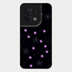 Floral Night Glass Case Cover For Oppo Reno 8 5G