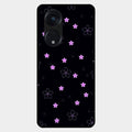 Floral Night Glass Case Cover For Oppo Reno 8T 5G