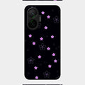 Floral Night Glass Case Cover For Poco F7 5G