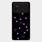Floral Night Glass Case Cover For Poco X4 Pro 5G