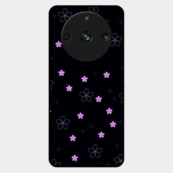 Floral Night Glass Case Cover For Realme 11 Pro Plus 5G