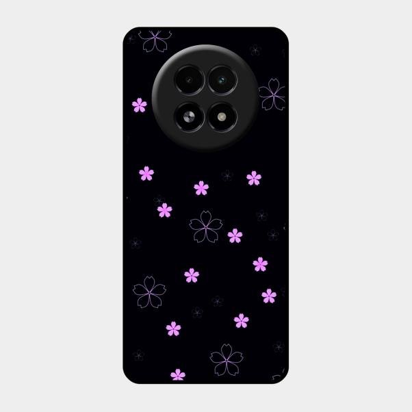 Floral Night Glass Case Cover For Realme 13 5G