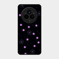 Floral Night Glass Case Cover For Realme 14 Pro Plus 5G