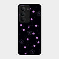 Floral Night Glass Case Cover For Realme 14X 5G